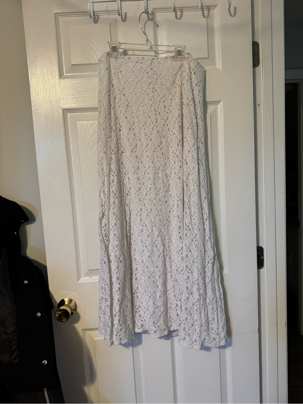 Cato White Lace Maxi Skirt